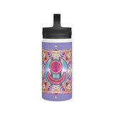 Sacred Mystical Stainless Steel Water Bottle, Handle Lid